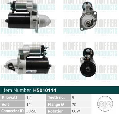 Hoffer H5010114 - Starteris adetalas.lv