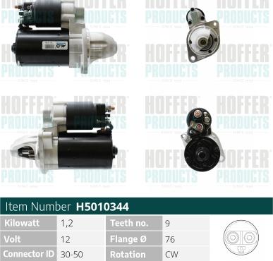 Hoffer H5010344 - Starteris adetalas.lv