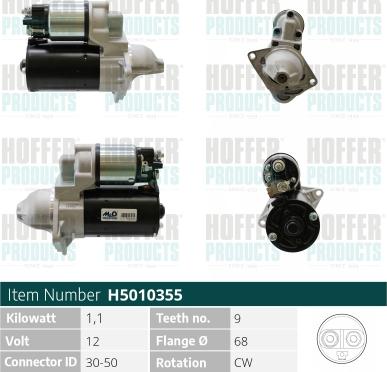 Hoffer H5010355 - Starteris adetalas.lv