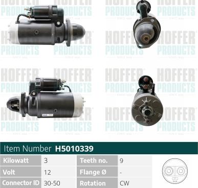 Hoffer H5010339 - Starteris adetalas.lv