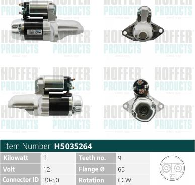 Hoffer H5035264 - Starteris adetalas.lv