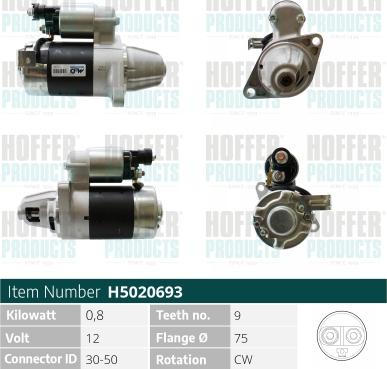 Hoffer H5020693 - Starteris adetalas.lv