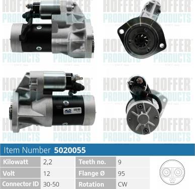 Hoffer H5020055 - Starteris adetalas.lv