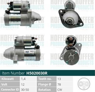 Hoffer H5020030R - Starteris adetalas.lv