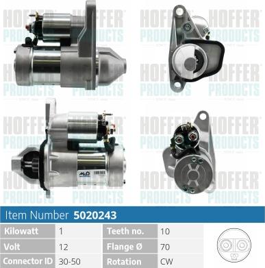 Hoffer H5020243 - Starteris adetalas.lv