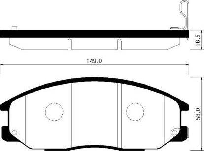 HELLA 530032782 - Bremžu uzliku kompl., Disku bremzes adetalas.lv