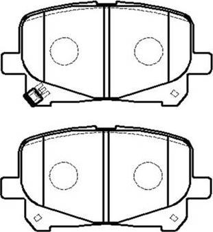 DJ Parts BP1069 - Bremžu uzliku kompl., Disku bremzes adetalas.lv