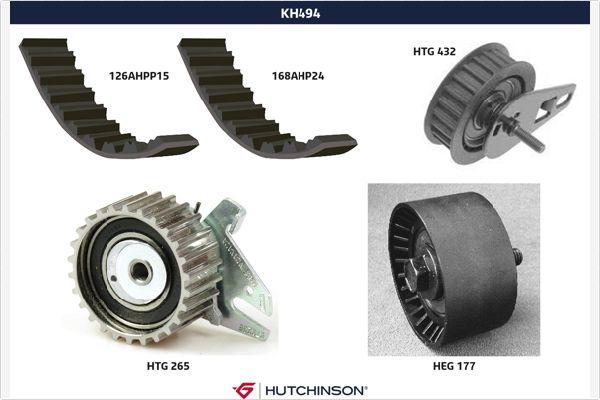 Hutchinson KH 494 - Zobsiksnas komplekts adetalas.lv