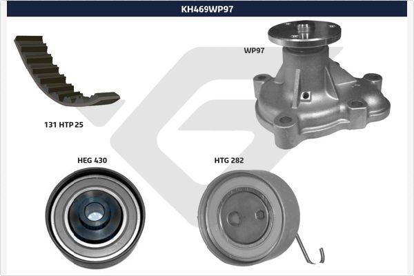 Hutchinson KH 469WP97 - Ūdenssūknis + Zobsiksnas komplekts adetalas.lv