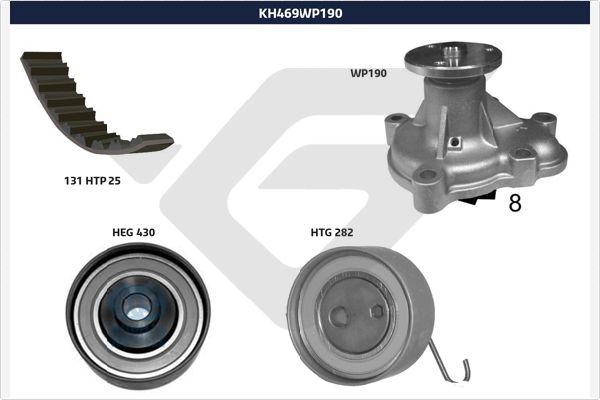 Hutchinson KH 469WP190 - Ūdenssūknis + Zobsiksnas komplekts adetalas.lv