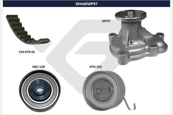 Hutchinson KH 468WP97 - Ūdenssūknis + Zobsiksnas komplekts adetalas.lv