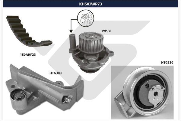 Hutchinson KH 503WP73 - Ūdenssūknis + Zobsiksnas komplekts adetalas.lv