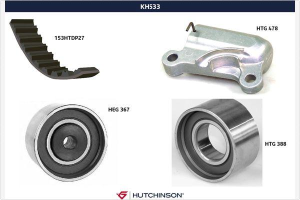 Hutchinson KH 533 - Zobsiksnas komplekts adetalas.lv