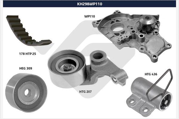 Hutchinson KH 298WP110 - Ūdenssūknis + Zobsiksnas komplekts adetalas.lv