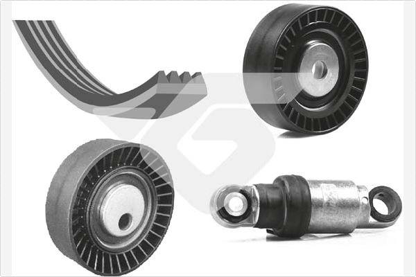 Hutchinson KHV 119 - Ķīļrievu siksnu komplekts adetalas.lv