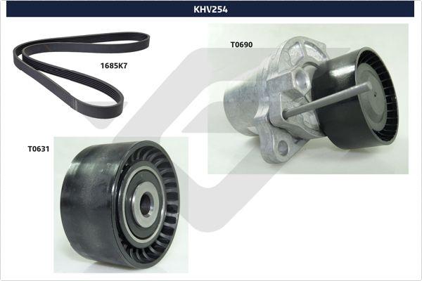 Hutchinson KHV 254 - Ķīļrievu siksnu komplekts adetalas.lv