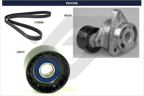 Hutchinson KHV 256 - Ķīļrievu siksnu komplekts adetalas.lv