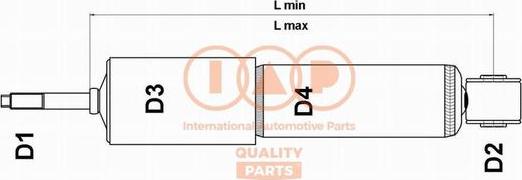 IAP QUALITY PARTS 504-07084 - Amortizators adetalas.lv