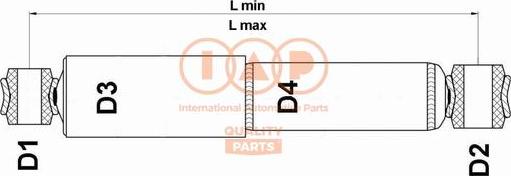 IAP QUALITY PARTS 504-17059 - Amortizators adetalas.lv