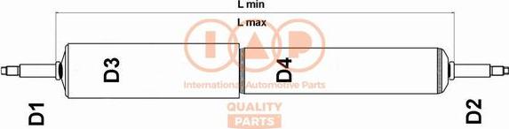 IAP QUALITY PARTS 504-13010 - Amortizators adetalas.lv