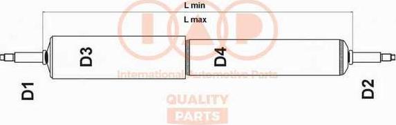 IAP QUALITY PARTS 504-17050P - Amortizators adetalas.lv