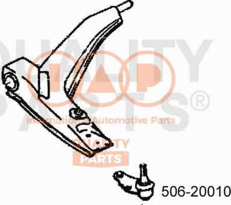 IAP QUALITY PARTS 506-20010 - Balst / Virzošais šarnīrs adetalas.lv