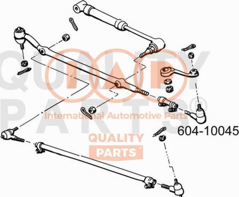 IAP QUALITY PARTS 604-10045 - Stūres šķērsstiepņa uzgalis adetalas.lv