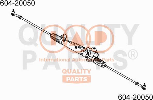 IAP QUALITY PARTS 604-20050 - Stūres šķērsstiepņa uzgalis adetalas.lv