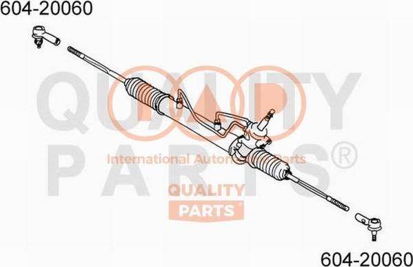 IAP QUALITY PARTS 604-20060 - Stūres šķērsstiepņa uzgalis adetalas.lv