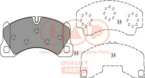 IAP QUALITY PARTS 704-50000 - Bremžu uzliku kompl., Disku bremzes adetalas.lv