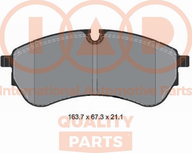 IAP QUALITY PARTS 704-50020 - Bremžu uzliku kompl., Disku bremzes adetalas.lv