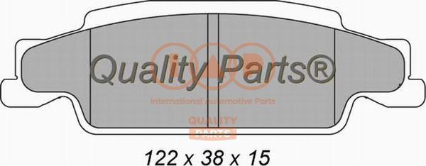 IAP QUALITY PARTS 704-00053 - Bremžu uzliku kompl., Disku bremzes adetalas.lv