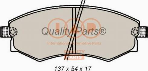 IAP QUALITY PARTS 704-07030X - Bremžu uzliku kompl., Disku bremzes adetalas.lv