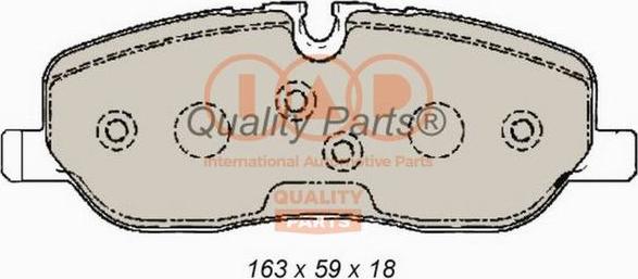 IAP QUALITY PARTS 704-14078 - Bremžu uzliku kompl., Disku bremzes adetalas.lv