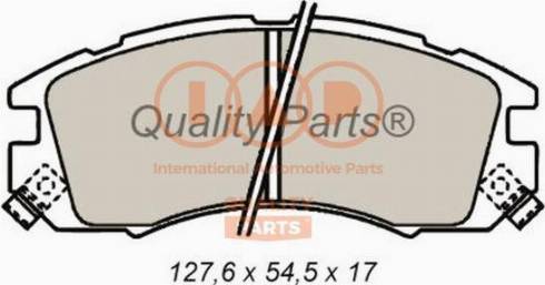 IAP QUALITY PARTS 704-15042X - Bremžu uzliku kompl., Disku bremzes adetalas.lv