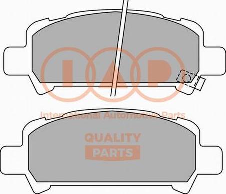 IAP QUALITY PARTS 704-15051P - Bremžu uzliku kompl., Disku bremzes adetalas.lv