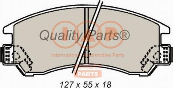 IAP QUALITY PARTS 704-15021 - Bremžu uzliku kompl., Disku bremzes adetalas.lv