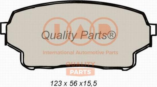 IAP QUALITY PARTS 704-16055 - Bremžu uzliku kompl., Disku bremzes adetalas.lv