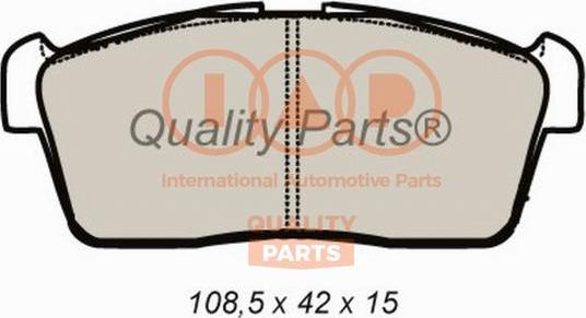 IAP QUALITY PARTS 704-16080X - Bremžu uzliku kompl., Disku bremzes adetalas.lv