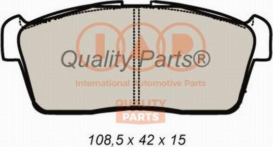 IAP QUALITY PARTS 704-16080 - Bremžu uzliku kompl., Disku bremzes adetalas.lv