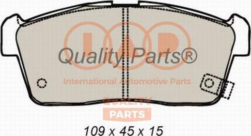 IAP QUALITY PARTS 704-16076 - Bremžu uzliku kompl., Disku bremzes adetalas.lv