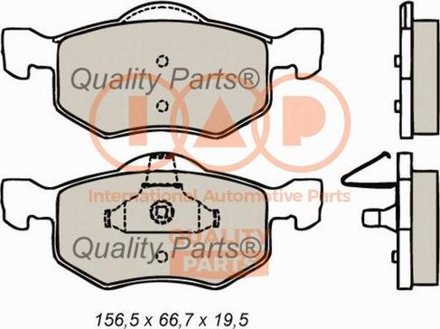 IAP QUALITY PARTS 704-11090 - Bremžu uzliku kompl., Disku bremzes adetalas.lv