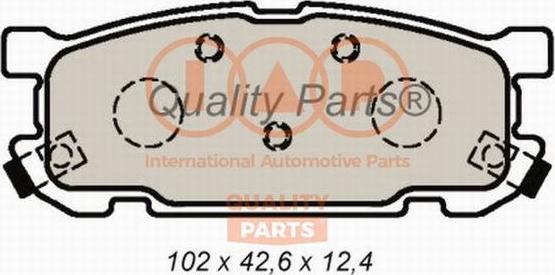 IAP QUALITY PARTS 704-11035 - Bremžu uzliku kompl., Disku bremzes adetalas.lv