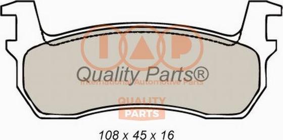 IAP QUALITY PARTS 704-13090 - Bremžu uzliku kompl., Disku bremzes adetalas.lv