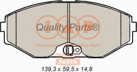 IAP QUALITY PARTS 704-13098 - Bremžu uzliku kompl., Disku bremzes adetalas.lv