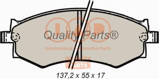 IAP QUALITY PARTS 704-13082 - Bremžu uzliku kompl., Disku bremzes adetalas.lv