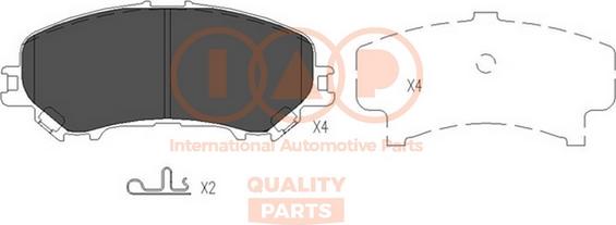 IAP QUALITY PARTS 704-13111 - Bremžu uzliku kompl., Disku bremzes adetalas.lv