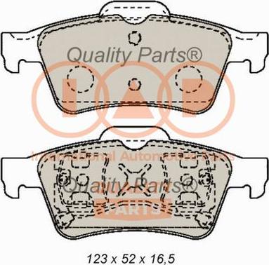 IAP QUALITY PARTS 704-13180 - Bremžu uzliku kompl., Disku bremzes adetalas.lv