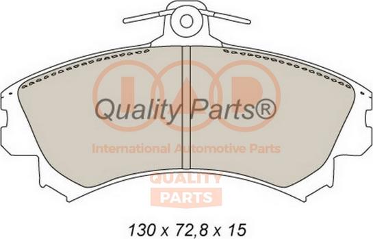 IAP QUALITY PARTS 704-12095 - Bremžu uzliku kompl., Disku bremzes adetalas.lv