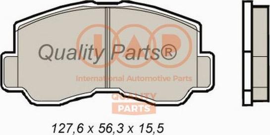 IAP QUALITY PARTS 704-12010 - Bremžu uzliku kompl., Disku bremzes adetalas.lv